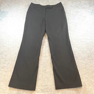 Talbots Women Signature‎ Bootcut Black Career Office Trousers 8P Petites Stretch